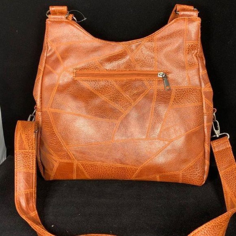 Hayden Harnett Tan PU Leather Hobo Bag - Picture 2 of 4